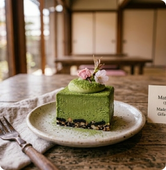 抹茶チーズケーキ